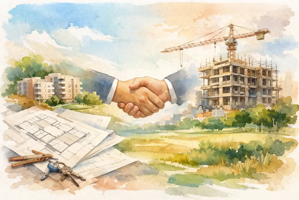 כדאיות עסקת קומבינציה לפני חתימה על הקרקע
