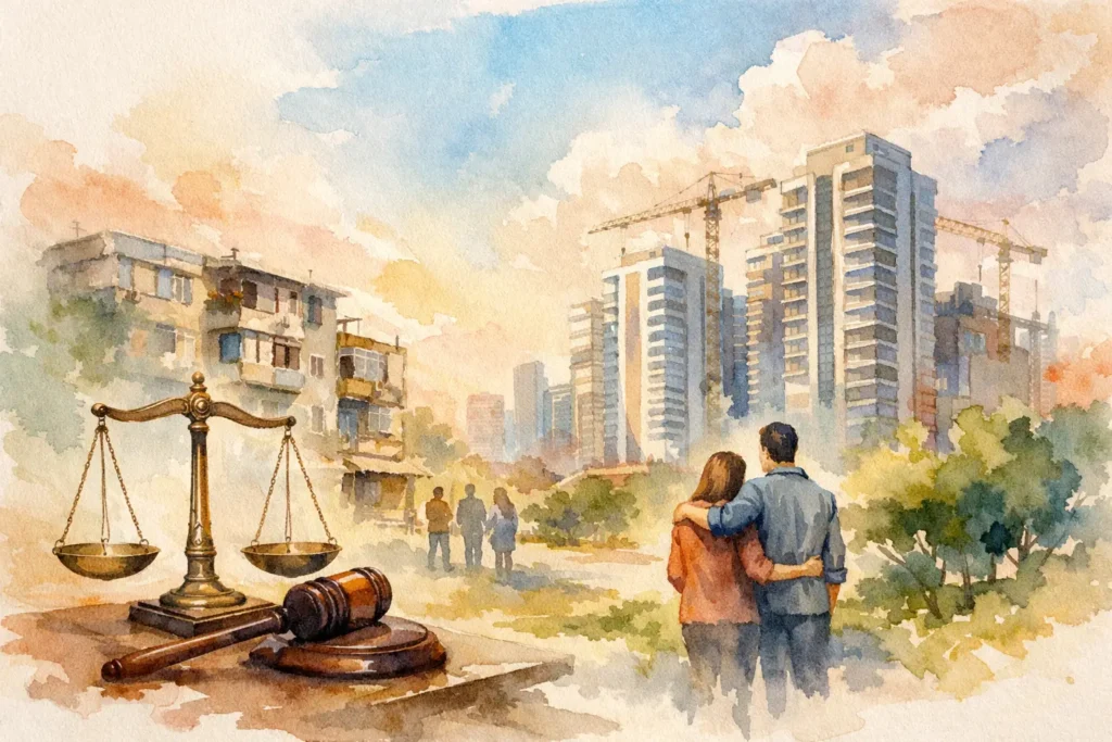 עורך דין פינוי בינוי ששומר על זכויות הדיירים